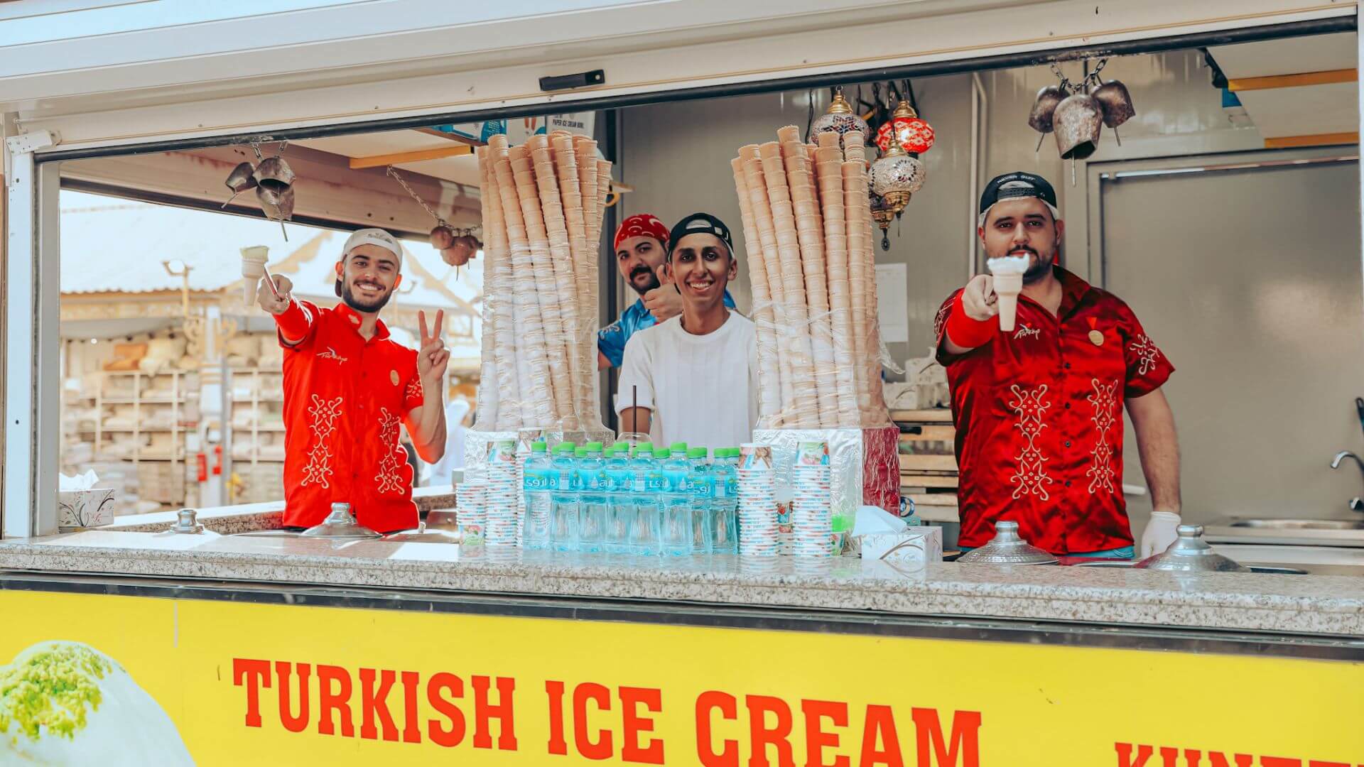 Turkish Ice Cream at Global Village