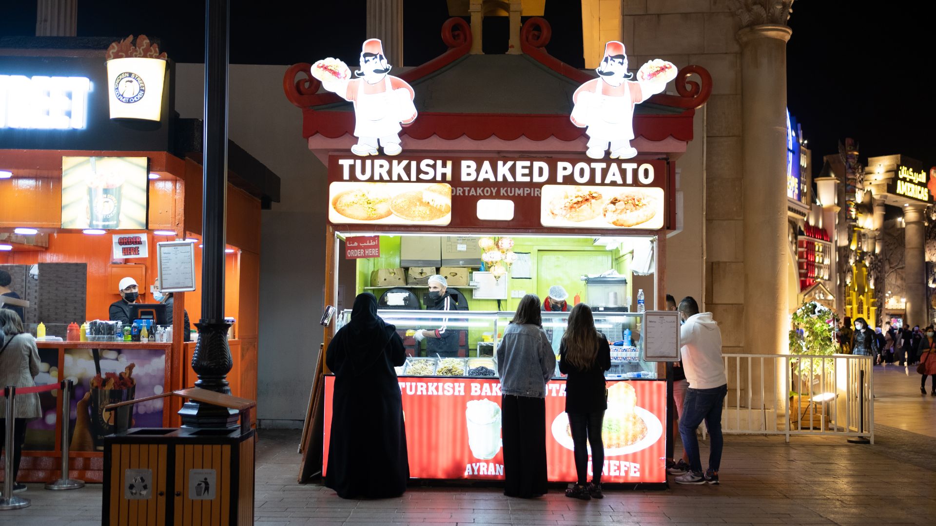 Turkish Baked Potato at Global Village