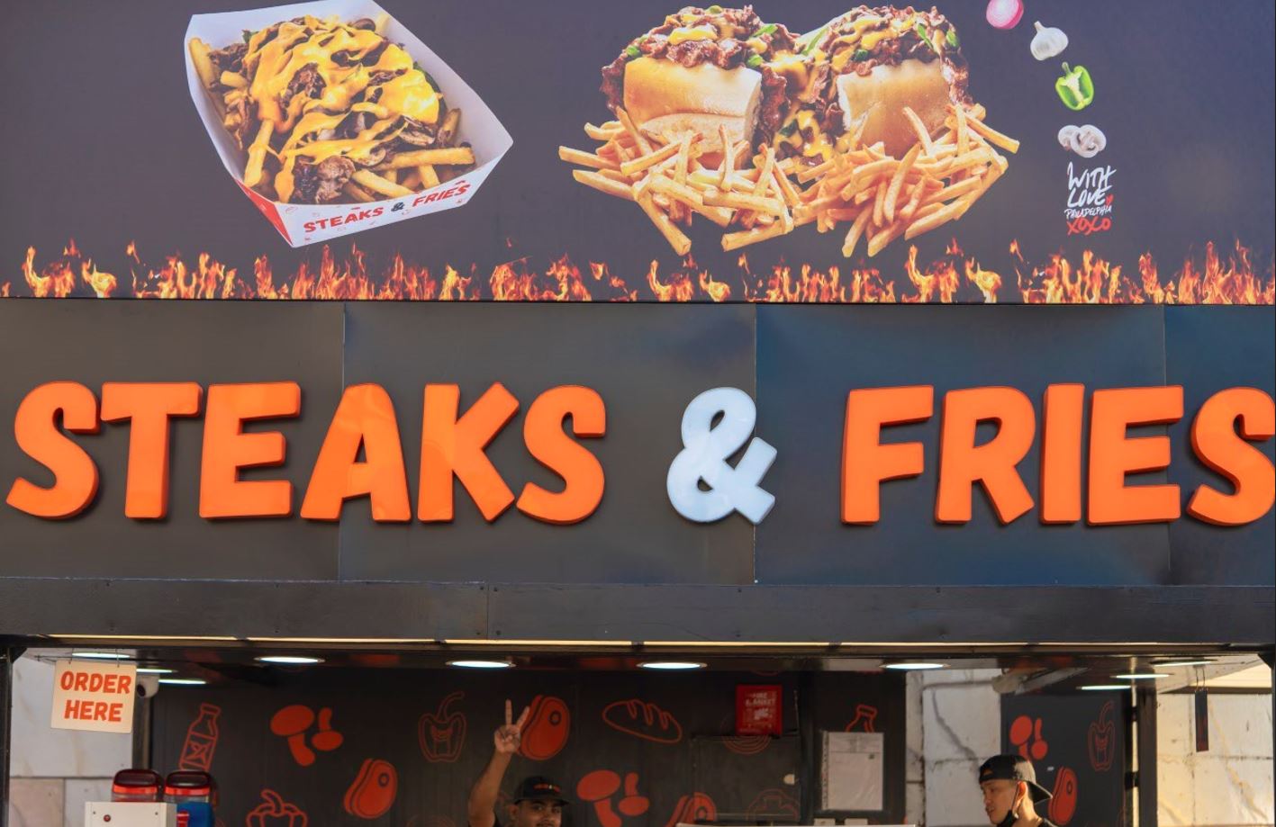 Steak and Fries at Global Village